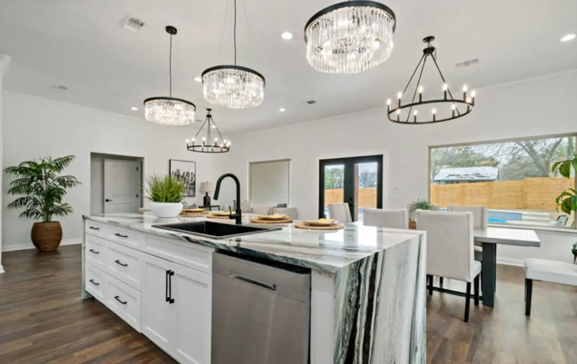 Completed BRIO kitchen and living remodel